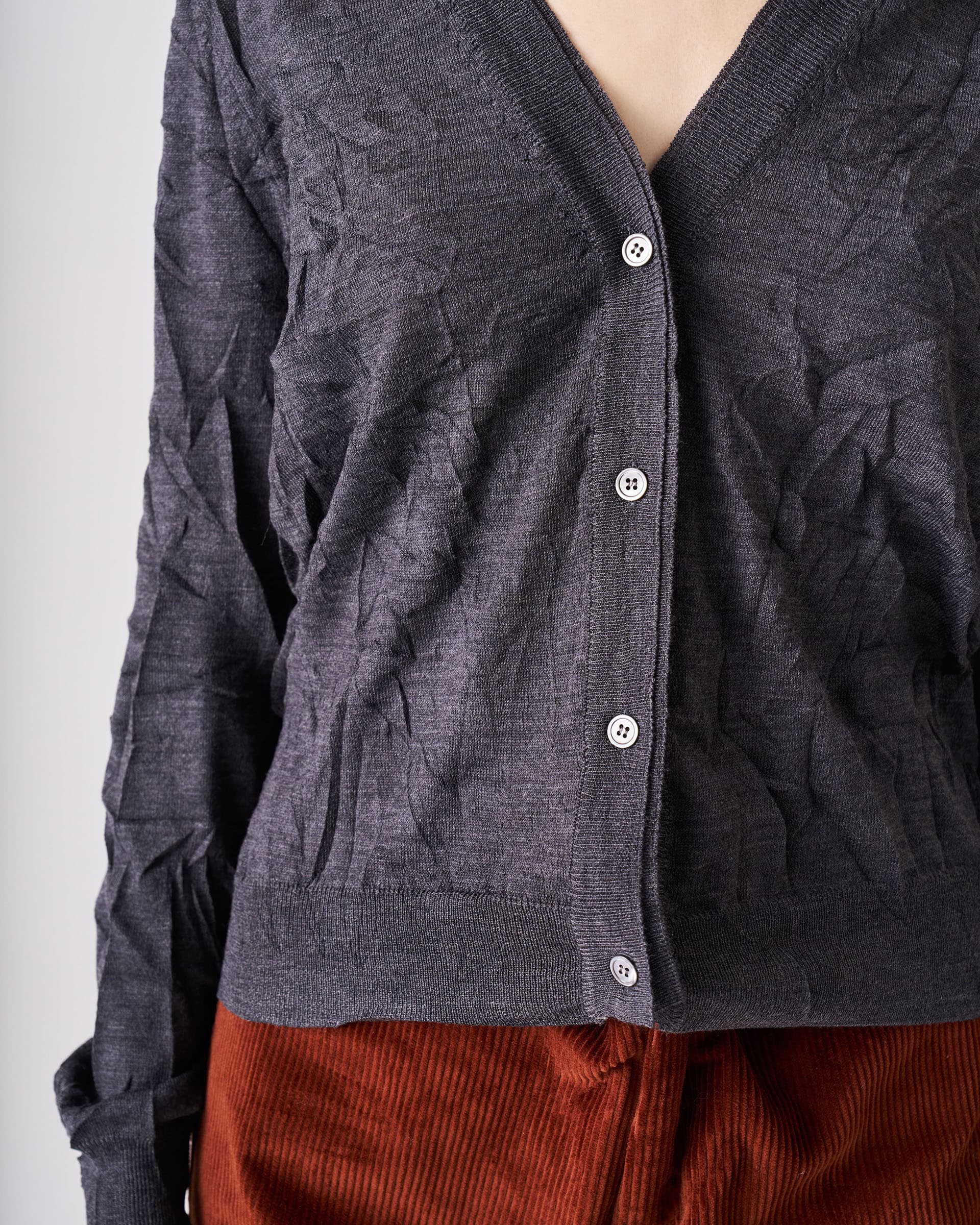 The Market Store | Wrinkled Knit Cardigan