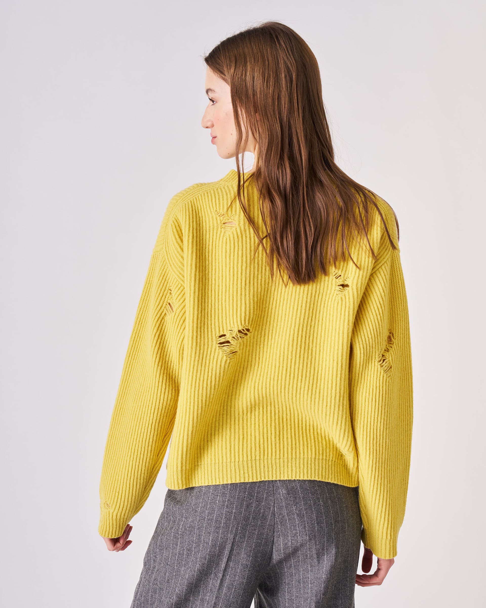 The Market Store | Boxy Sweater With Holes