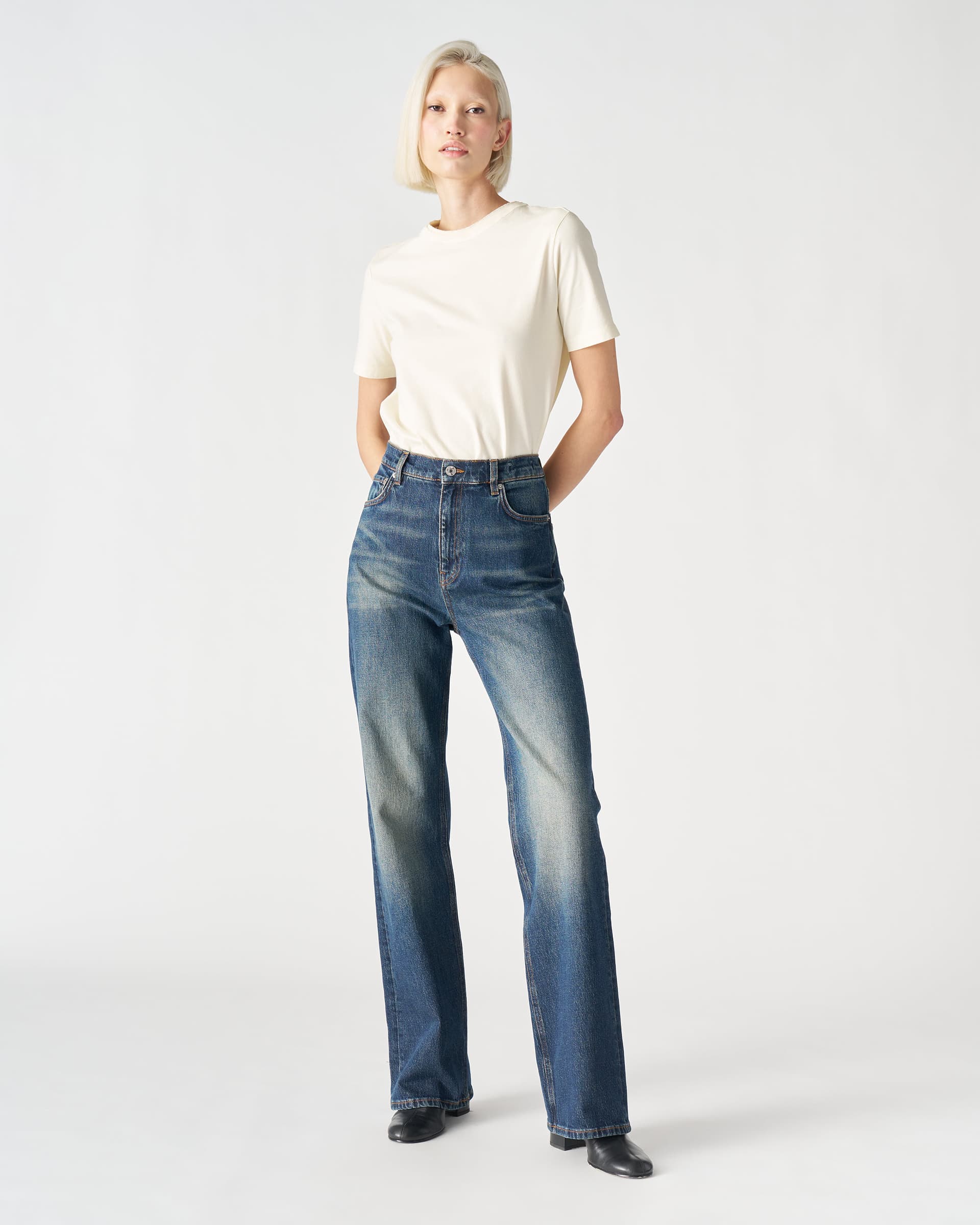 The Market Store | Pantalone Denim Bootcut Lory