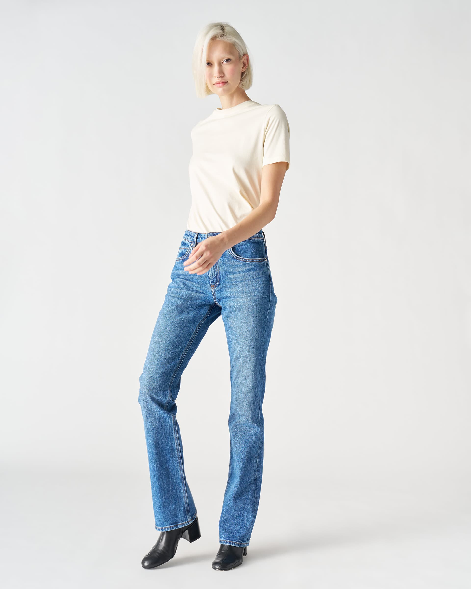 The Market Store | Pantalone Denim Flared Edna