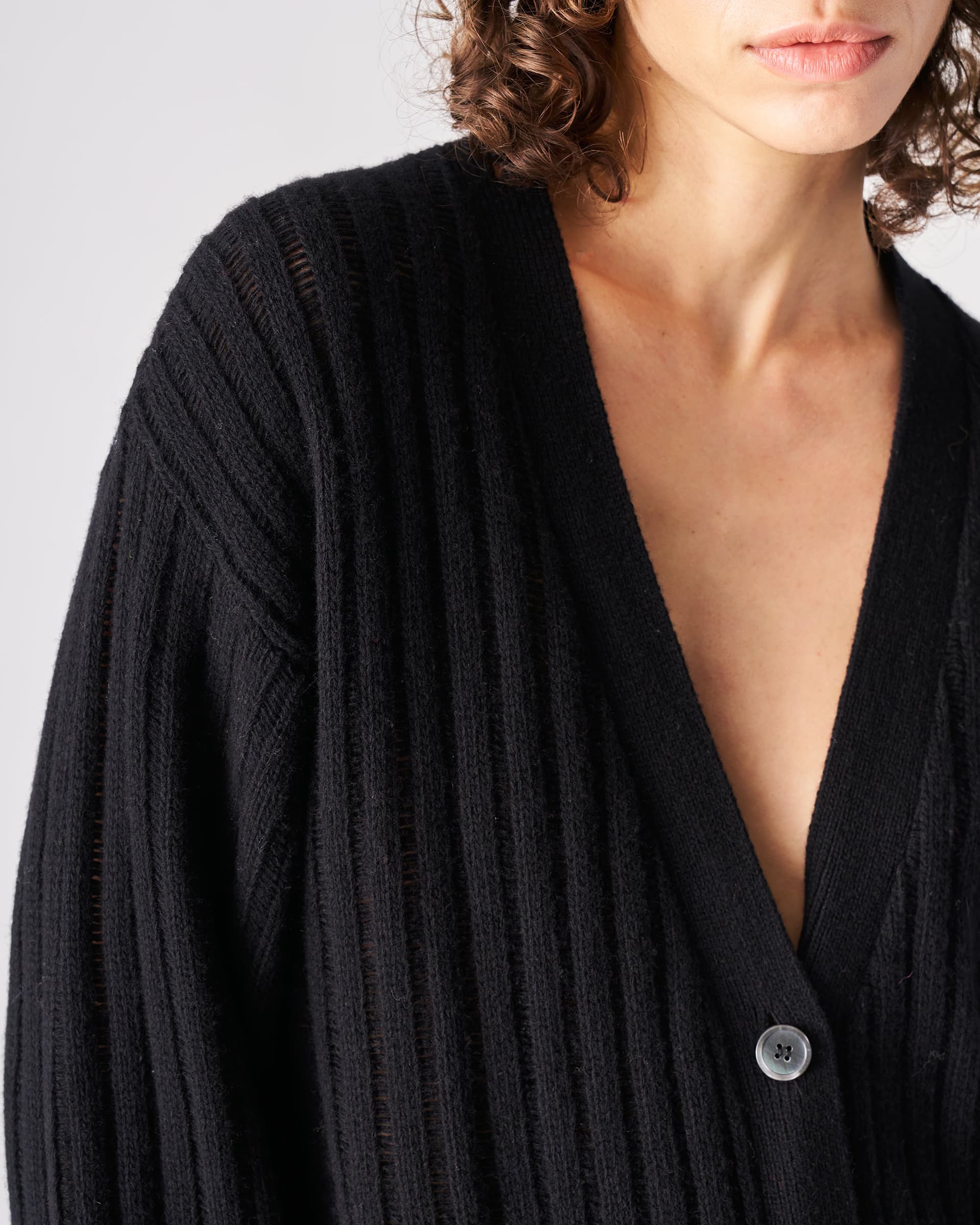 The Market Store | Ribbed Knit Cardigan