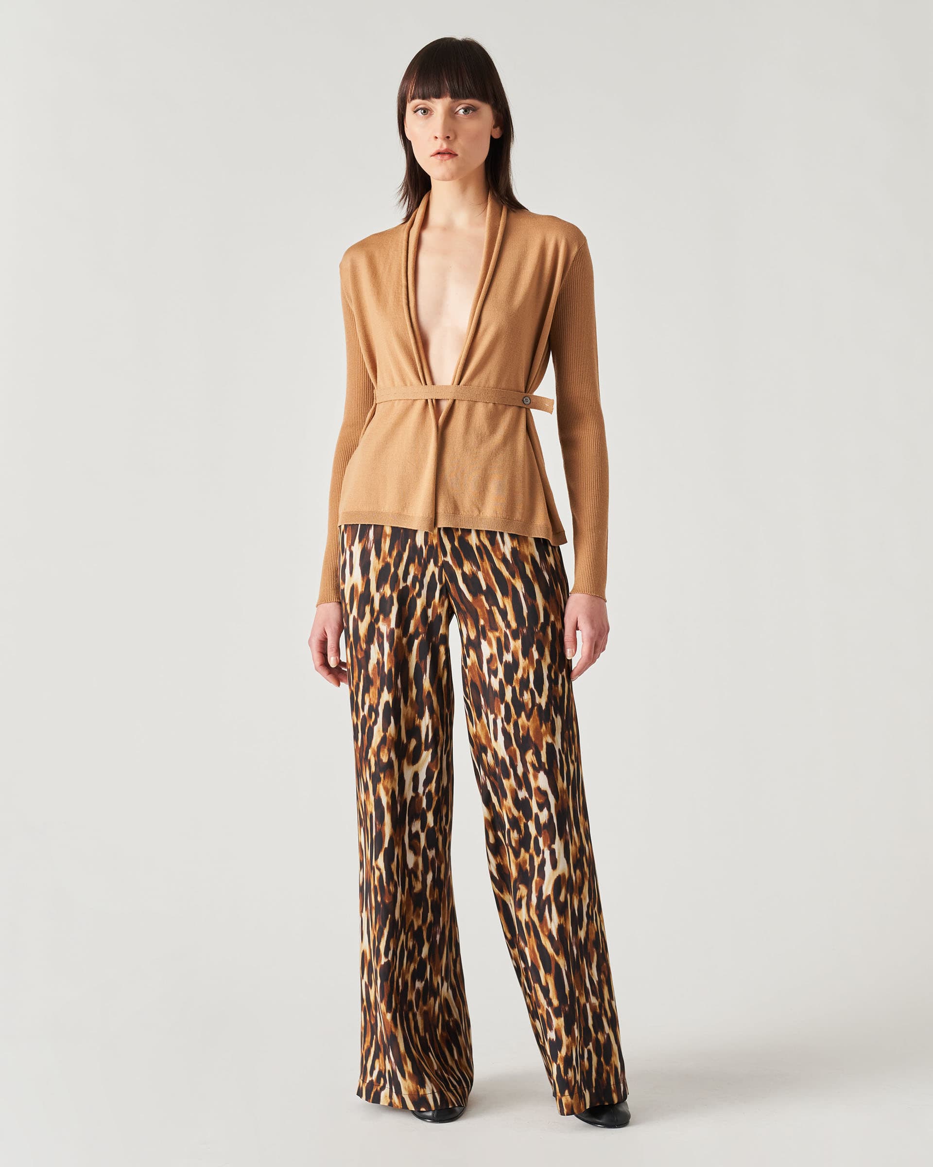 The Market Store | Cardigan Corto Con Cintura