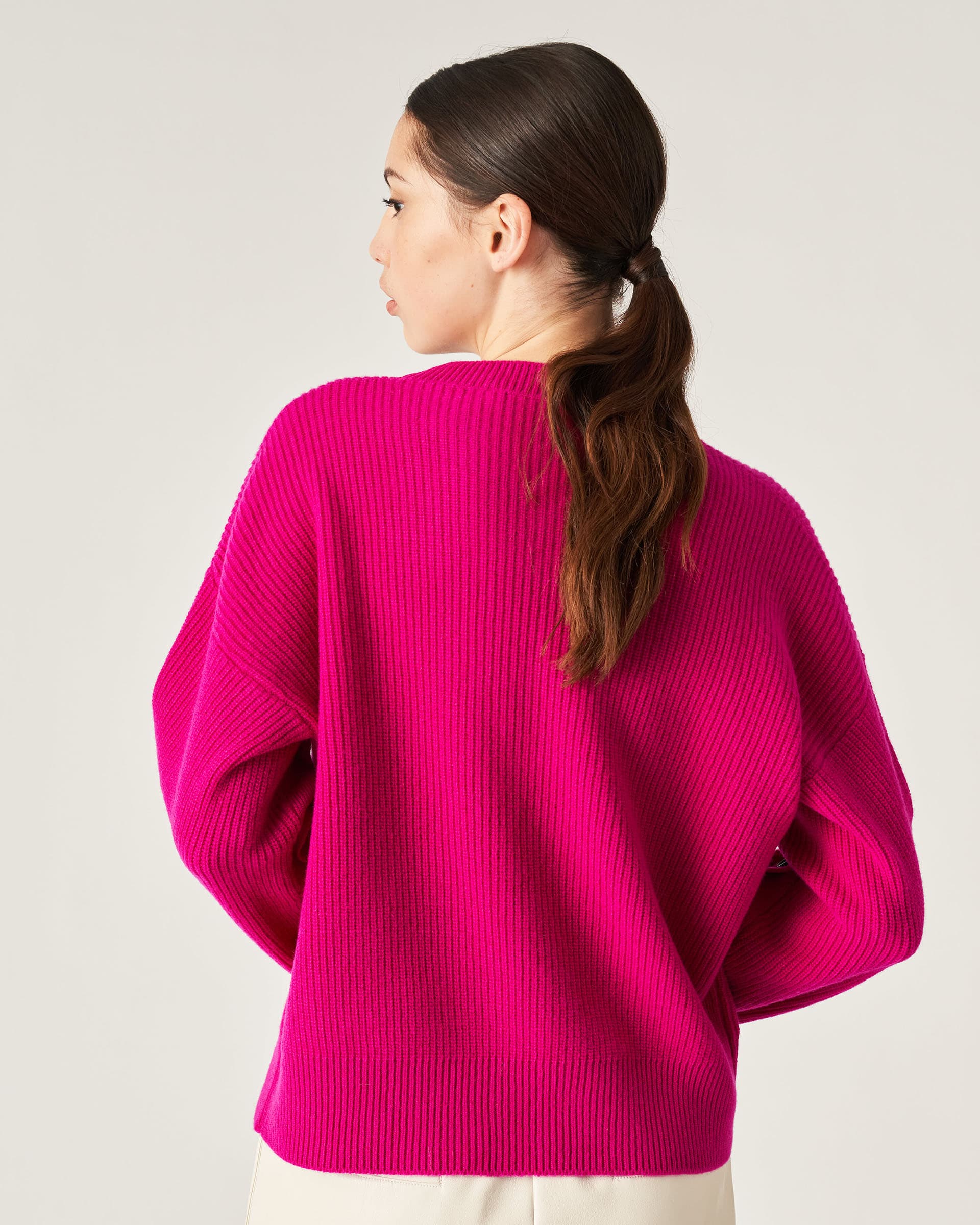 The Market Store | Maglia Girocollo Con Bottoni Sulle Maniche