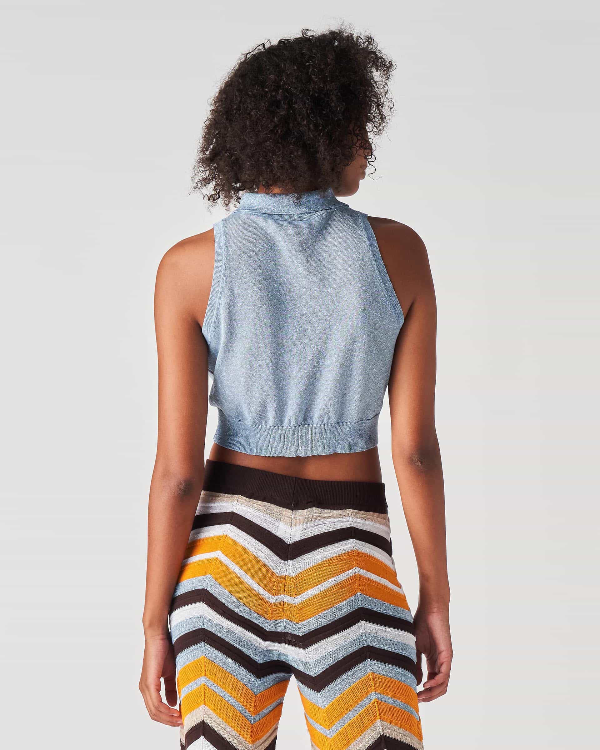 The Market Store | Pantalone In Maglia Riga Multicolor