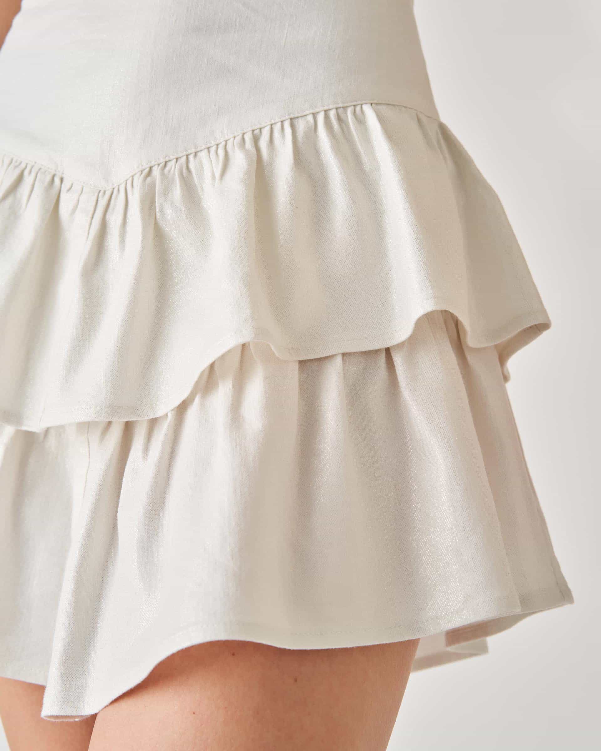 The Market Store | Short Skirt With Flounces