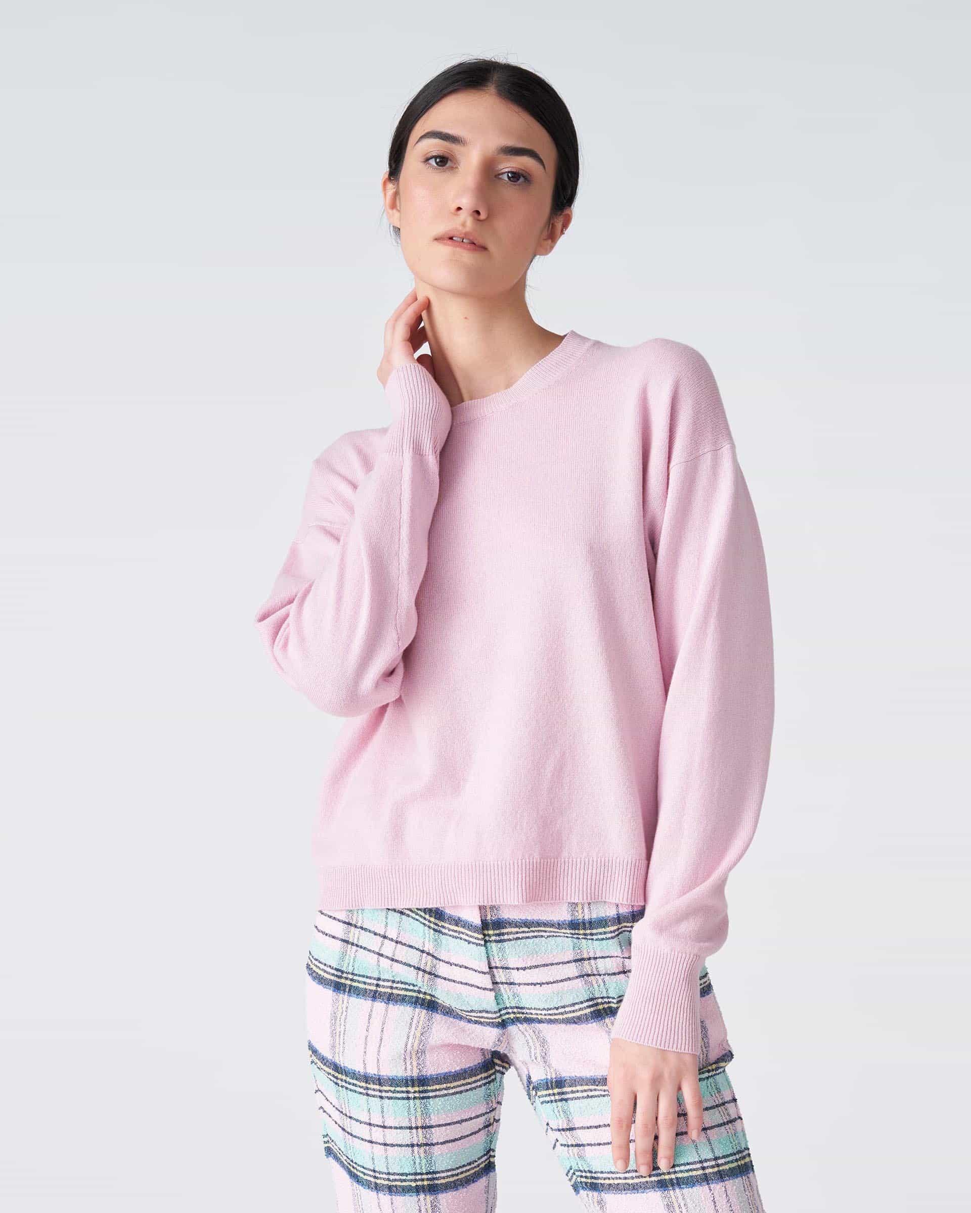 The Market Store | Pink Crewneck Sweater