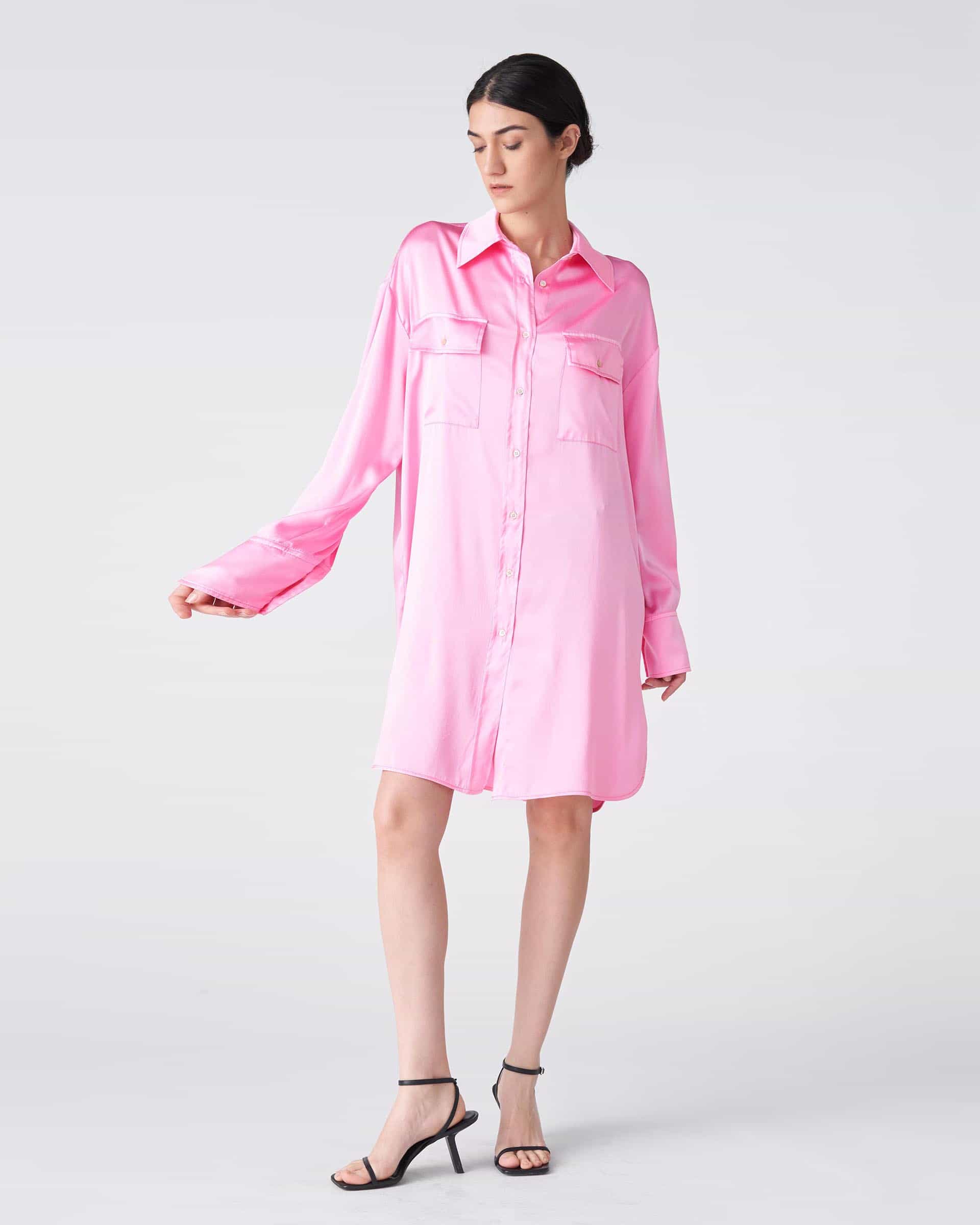 The Market Store | Chemisier Dress With Rouches